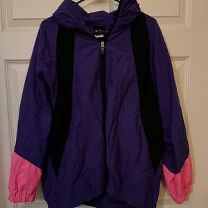 Star Fashions 70’s style windbreaker zip up jacket